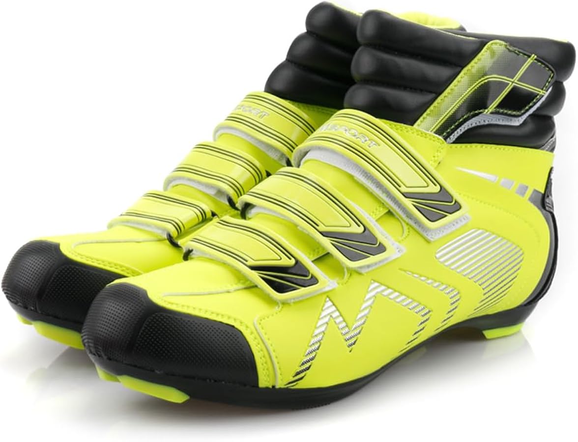 zapatillas-ciclismo-carretera-invierno-505fjz-1.jpg Zapatillas de Ciclismo de Invierno – Botas para Bicicleta de Carretera Hombre/Mujer Compatibles con Sistema SPD y Look 39 EU : Amazon.es: Moda - Imagen 1