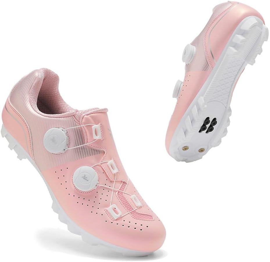 zapatillas-ciclismo-carretera-mujer-268fzd-1.jpg Mateju Zapatilla de Ciclismo Mujer, Zapatillas Ciclismo Carretera Exterior MTB Compatibles con SPD Lock System, Adulto Zapatos Bicicleta (Rosa,37) : Amazon.es: Moda - Imagen 1