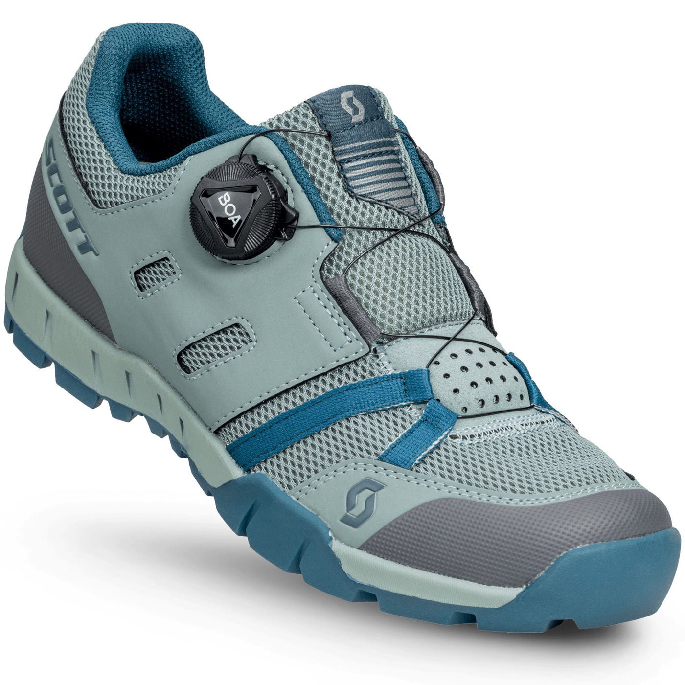 zapatillas-ciclismo-carretera-mujer-439uvj-1.jpg Zapatillas MTB mujer Scott Sport Crus r Boa Verde | All4cycling - Imagen 1