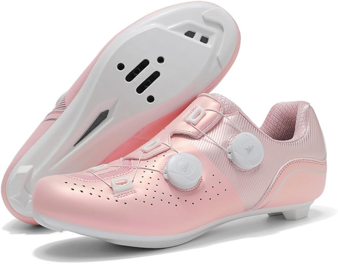 zapatillas-ciclismo-carretera-mujer-992fmg-1.jpg Mateju Zapatilla de Ciclismo Mujer, Zapatillas Ciclismo Carretera Exterior Compatibles con SPD SL Lock System, Adulto Zapatos Bicicleta Estatica Spinning (Rosa,37) : Amazon.es: Moda - Imagen 1