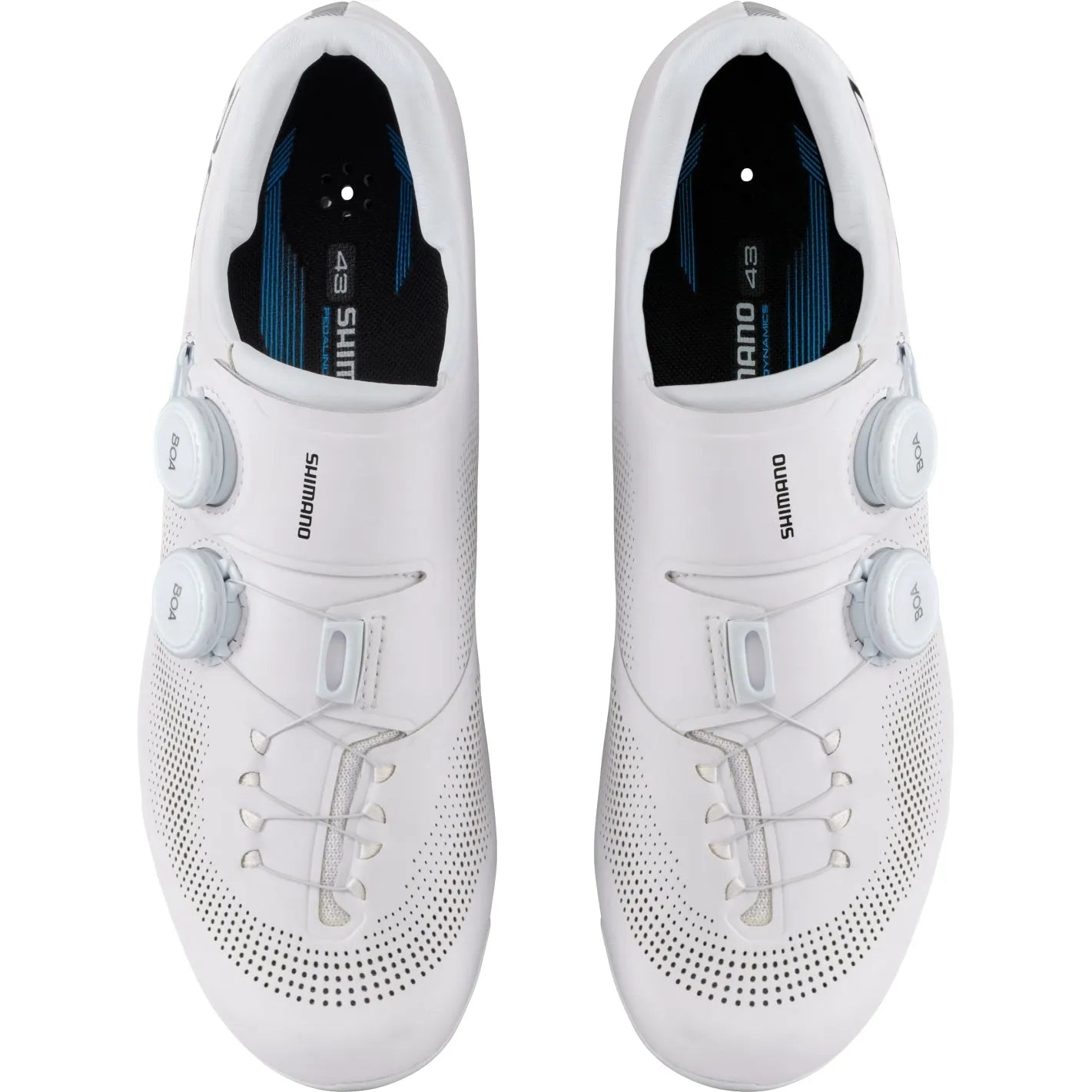 zapatillas-ciclismo-shimano-709lhp-1.jpg SHIMANO RC7 SHRC 703 Zapatillas Carretera Blanco - Imagen 1