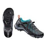 Zapatillas Shimano Montaña Mujer SH WM34 Touring Negro/ Azul