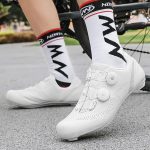Hiuzylqx Zapatilla de Ciclismo Carretera para Hombre, Zapatos Bicicleta de Carretera Compatibles con SPD/SPD SL Lock System Unisex Respirables,Blanca,36 EU : Amazon.es: Moda