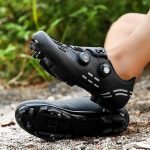 Zapatillas de ciclismo MTB para hombre, zapatos deportivos para bicicleta de montaña con Pedal SPD, calzado para bicicleta de montaña, zapatos planos ...