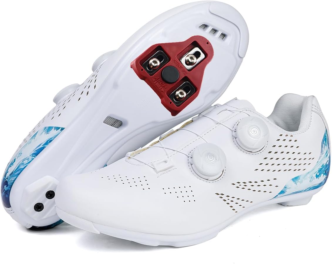 zapatos-spinning-225dri-1.jpg TvzsiY Zapatos de Ciclismo para Hombres Zapatos de Bicicleta de Carretera Spinning Unisex Adulto compatibles con Look SPD SPD SL Delta Cleats,Blanca,36 EU : Amazon.es: Moda - Imagen 1