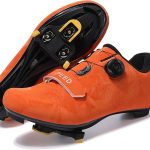 Zapatillas de Ciclismo Hombre/Mujer – Zapatillas de Spinning Transpirables, Compatibles con Pedales SPD, SPD SL y Look Delta Naranja 46 EU : Amazon.es: Moda